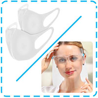 Pack Visière de protection faciale + Air Fit Mask 