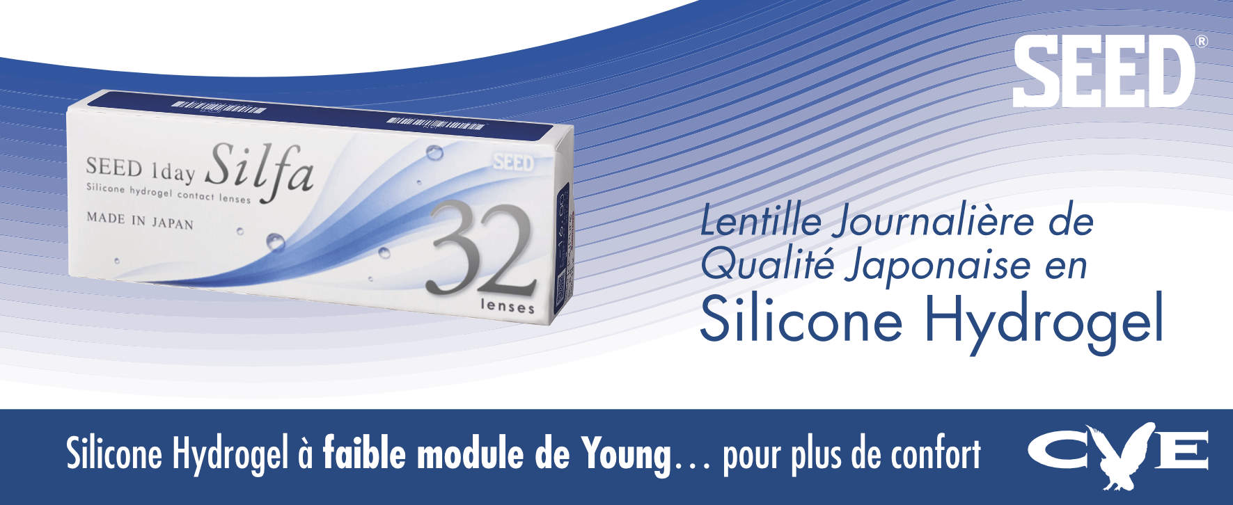 SEED 1day Silfa - Lentille journalière Silicone Hydrogel