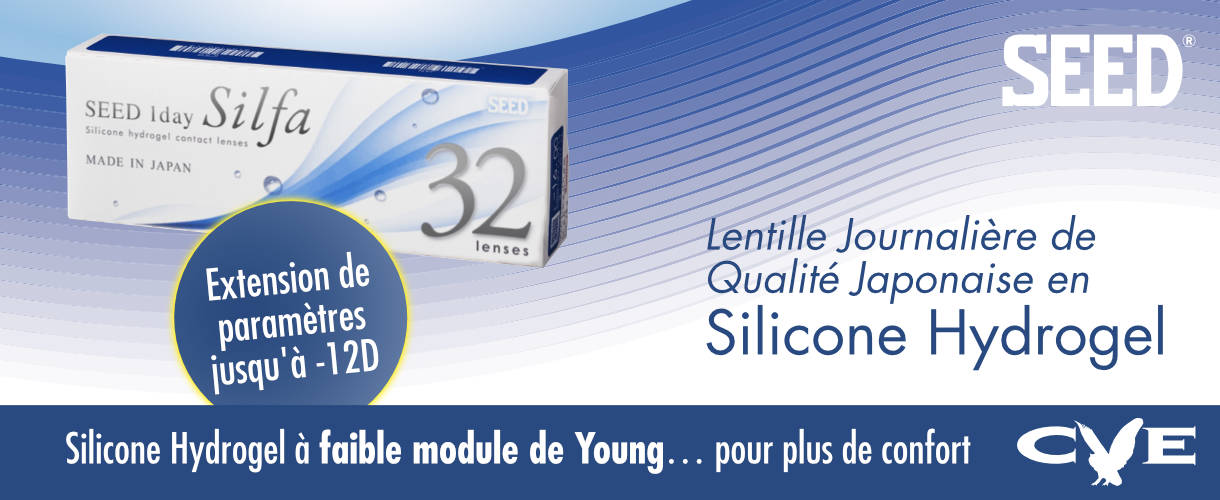 SEED 1day Silfa - Lentille journalière Silicone Hydrogel
