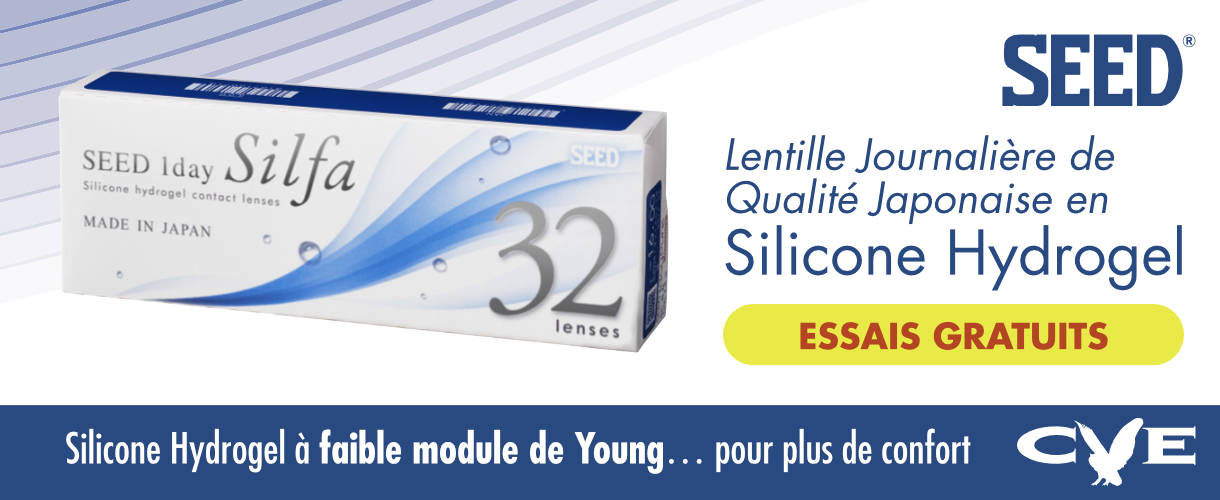 SEED 1day Silfa - Lentille journalière Silicone Hydrogel