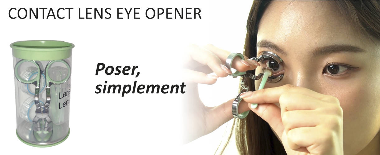 Contact lens eye opener