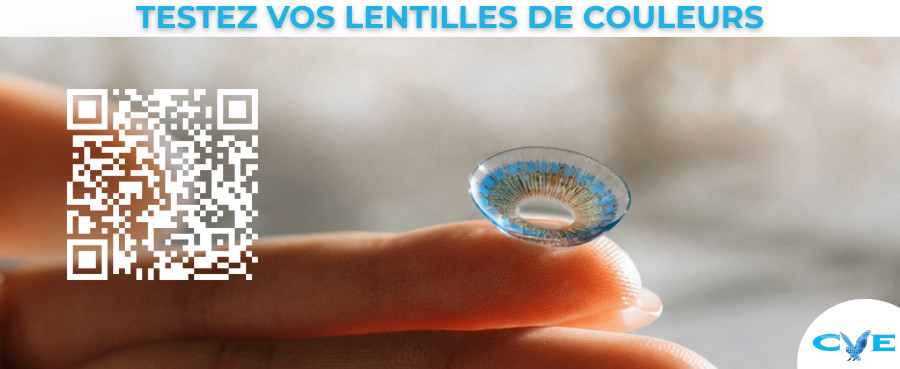 Testez vos lentilles de couleurs