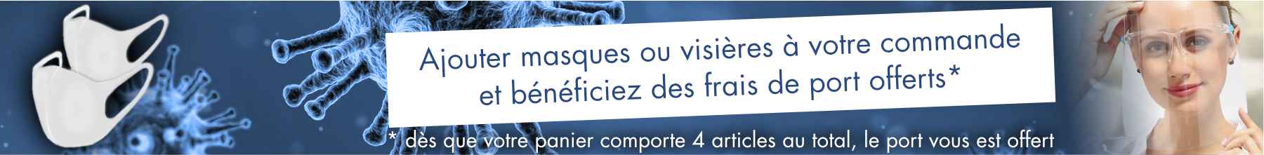offre masques et visières